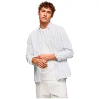 Pepe Jeans Lucius Long Sleeve Shirt Blanc L Homme