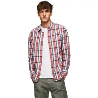 Pepe Jeans Loick Long Sleeve Shirt Multicolore M Homme