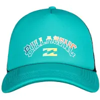Billabong Casquette , visière incurvée, camionneur, 6 panneaux, homme Vert podium