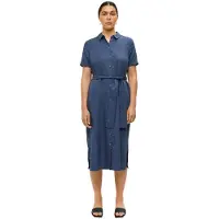 Object Tilda Isabella Short Sleeve Dress Bleu 40 Femme