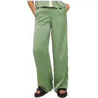 Jack & Jones Kira Regular Satin Pants Vert S Femme