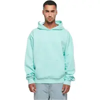Build Your Brand Ultra Heavy Cotton Box Hoodie Bleu 3XL Homme