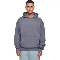 Build Your Brand Ultra Heavy Cotton Box Hoodie Gris 5XL Homme