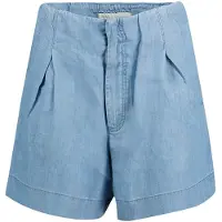 Salsa Jeans Tencel Shorts Bleu S Femme