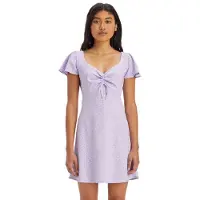 Levi's Skylar Flutter Short Sleeve Dress Violet XS Femme