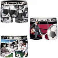 Freegun Oliver Benji Captain Tsubasa Microfiber Pk5485 Boxers 3 Units Multicolore M Homme