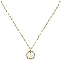 La Petite Story Friendship Yg Amt Hoopstar 405 Cm Necklace Doré Femme
