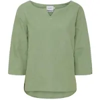 Sea Ranch Corrie 3/4 Sleeve V Neck T-shirt Vert S Femme