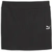 Puma Classics Ribbed Long Skirt Noir S Femme