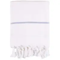 Sea Ranch Long Beach Towel Blanc
