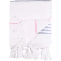 Sea Ranch Long Beach Towel Blanc