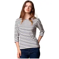Sea Ranch Cannes 3/4 Sleeve T-shirt Beige,Bleu 3XL Femme