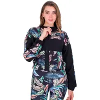 Hurley Wispy Leaves Pop Over Jacket Multicolore XS Femme