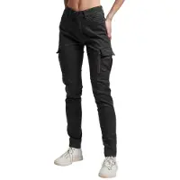 Superdry pour femme. W7010925A Pantalon cargo skinny noir (28/28), Casuel, Lyocell