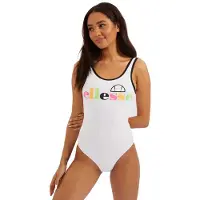Ellesse Arancione Swimsuit Blanc S Femme