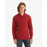 Levi's Slim Housemark Long Sleeve Polo Rouge M Homme
