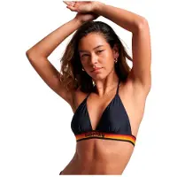 Superdry Vintage Logo Nh Bikini Top Bleu XL Femme