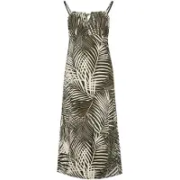 ONLY Nova Life Vis Alexa Sleeveless Long Dress Vert XS Femme