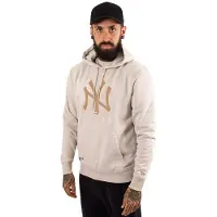 New Era Mlb Regular New York Yankees Hoodie Beige S