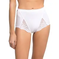 Playtex Cotton Lace Panties 2 Units Blanc 42 Femme