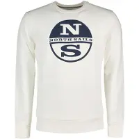 North sails Organic Fleece Sweatshirt Blanc S Homme