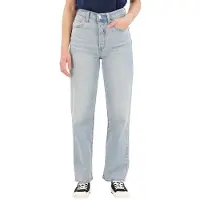 Levi's Ribcage Straight Ankle Fit Jeans Bleu 25 / 27 Femme