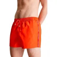Calvin Klein Km0km00956 Swimming Shorts Orange S Homme