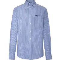 Faconnable Shadow Long Sleeve Shirt Bleu L Homme
