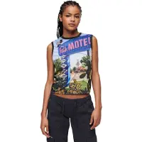 Superdry Sub Print Sleeveless T-shirt Multicolore XS Femme