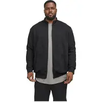 Jack & Jones Paulos Plus Size Full Zip Sweatshirt Noir 5XL Homme