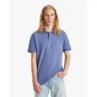 Levi's Slim Housemark Short Sleeve Polo Bleu M Homme