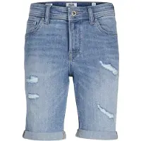 Jack & Jones Rick Original Denim Shorts Bleu 6 Years Garçon