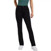 Lee Ultra Lux Comfort Straight Fit Jeans Noir 31 / 33 Femme