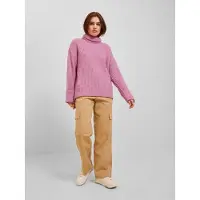 Jack & Jones Ellinora High Neck Sweater Rose S Femme