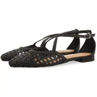 Gioseppo Ballerines à lanières 'Leskovic' noir