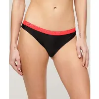 Superdry Elastic Classic Bikini Bottom Noir L Femme