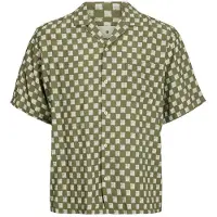Jack & Jones Bluryland Short Sleeve Shirt Vert L Homme