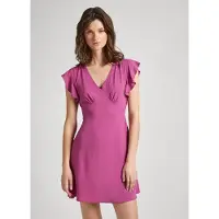 Pepe Jeans Camila Sleeveless Short Dress Rose XL Femme