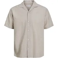 Jack & Jones Blend Short Sleeve Shirt Gris M Homme