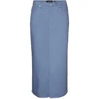 Vero Moda Wild Lucky Long Skirt Bleu XL Femme
