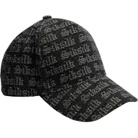SikSilk Jacquard Denim Trucker Cap Noir