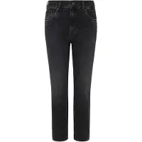 Pepe Jeans pour femme. PL204591XH7 Jeans Tapered Hw noir (32/32), Casuel, Coton, Denim, Durable
