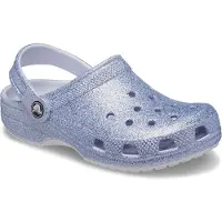 Crocs Classic Glitter Clogs Bleu EU 20-21 Enfants