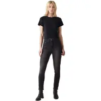 Levi's 721 Skinny High Waist Jeans Noir 29 / 30 Femme