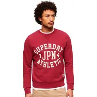 Superdry Sweat-shirt écru / rouge sang