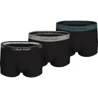 Calvin Klein 000nb2569a Boxers 3 Units Noir S Homme