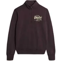 Superdry Classic Vl Graphic Half Zip Sweatshirt Marron 3XL Homme