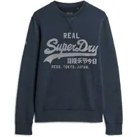 Superdry Classic Vl Graphic Sweatshirt Bleu 2XL Homme