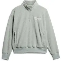Superdry Country Club Borg Half Zip Sweatshirt Gris M Femme