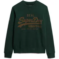 Superdry Classic Vl Graphic Sweatshirt Vert L Homme